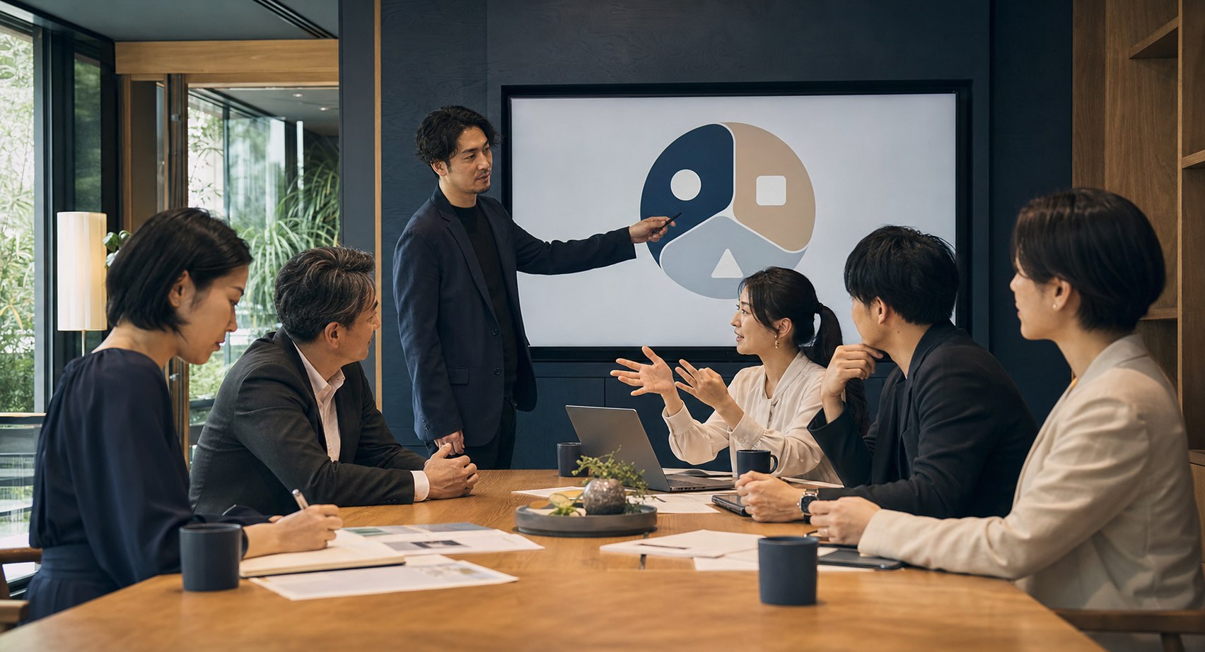 3つの視点を共有しながら、対話と学びを深めるビジネスチーム
