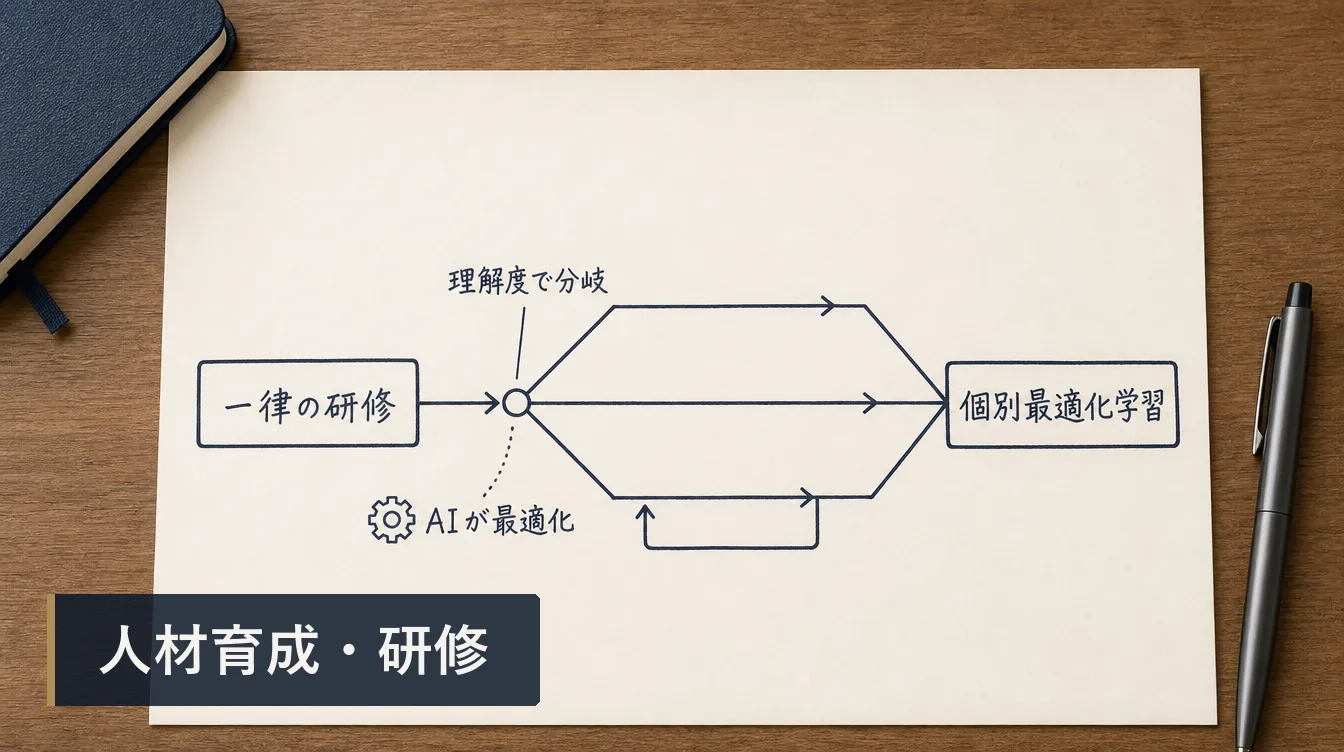 AIで研修はどう変わるか：個別最適化学習の現在地