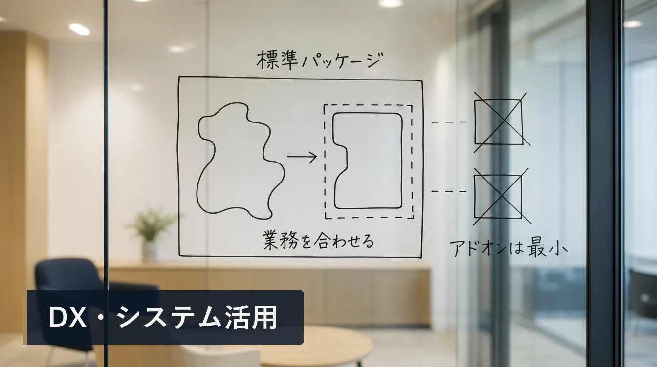 ERP導入を成功させる:パッケージに業務を合わせる勇気