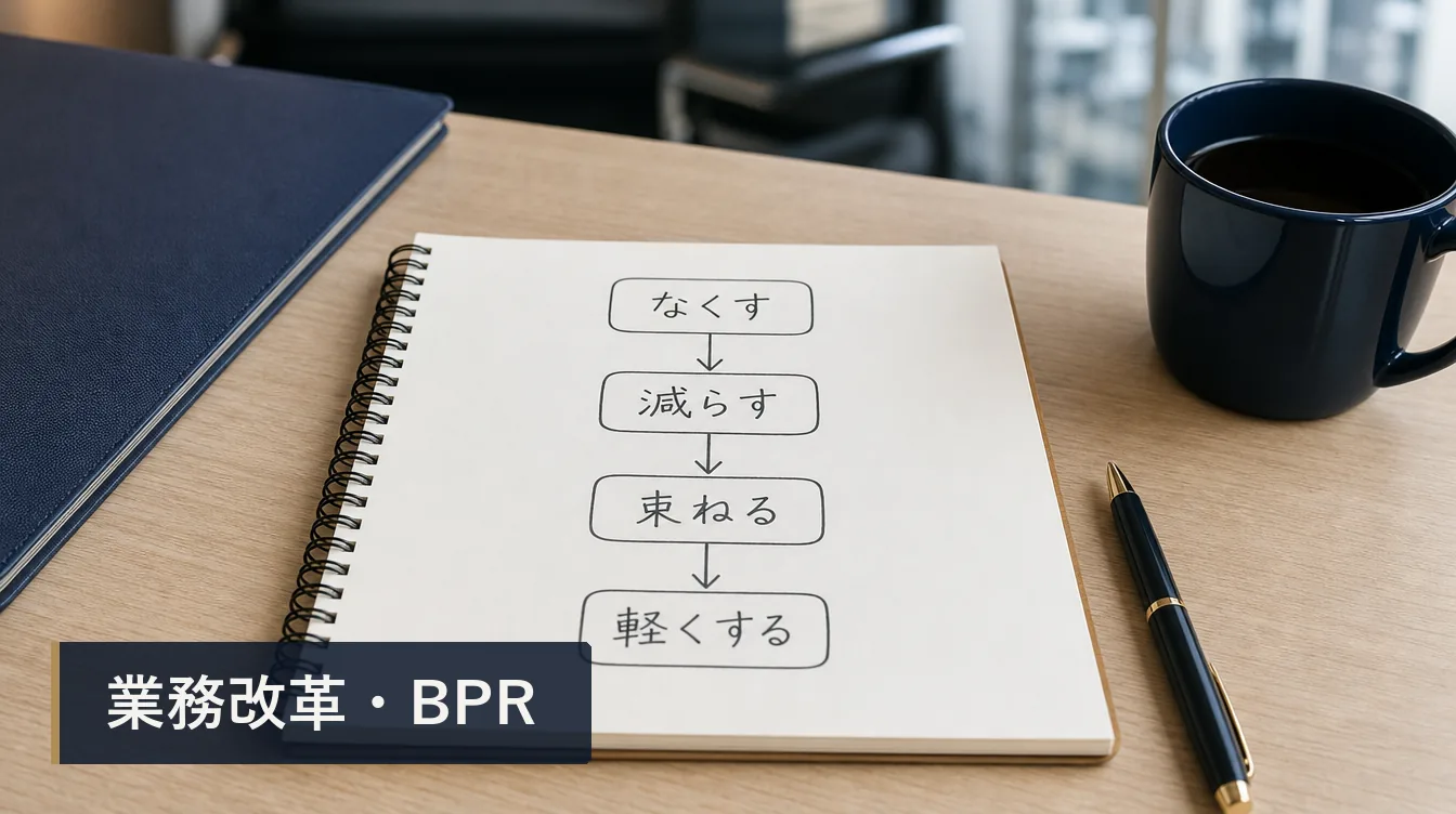 報告業務・社内資料を減らす：作る時間と読む時間の削減設計