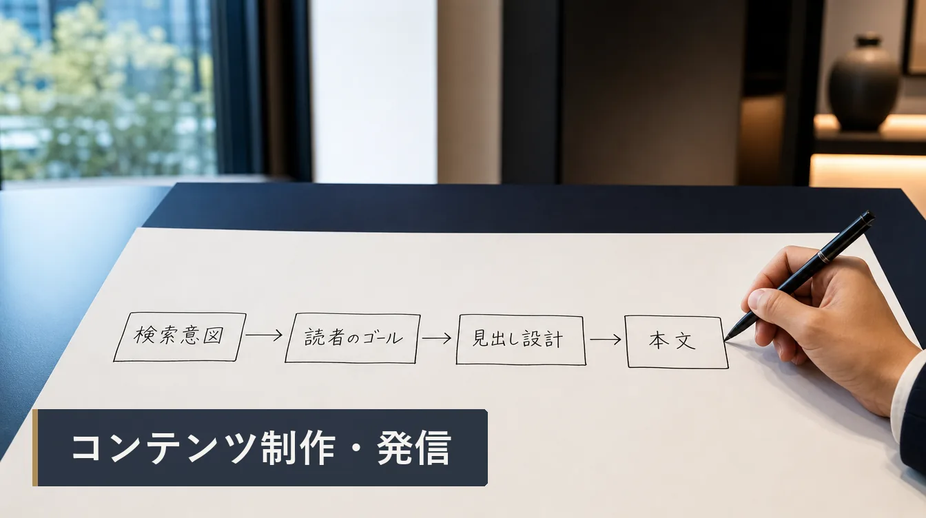 SEOライティングの基本:検索意図から逆算する記事づくり